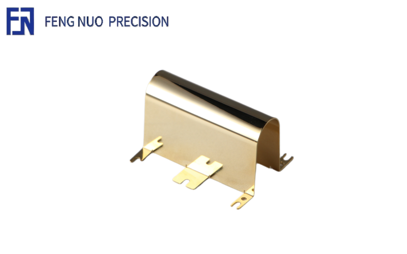 Custom Gold-Plated Brass Sheet Metal Housings for 3C Electronic Products
