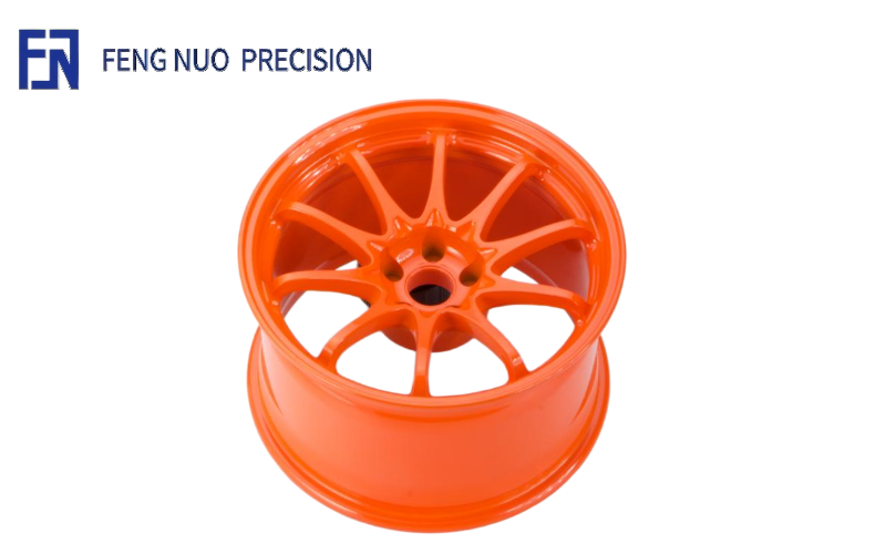 Surface Finishing Painting 3 Painted Aluminum Go-Kart Wheels for Equipment Manufacturing Application