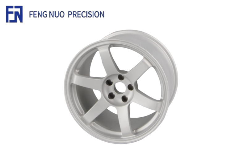 Surface Finishing Sandblasting 2 Sandblasted Aluminum Go-Kart Wheels for Equipment Manufacturing