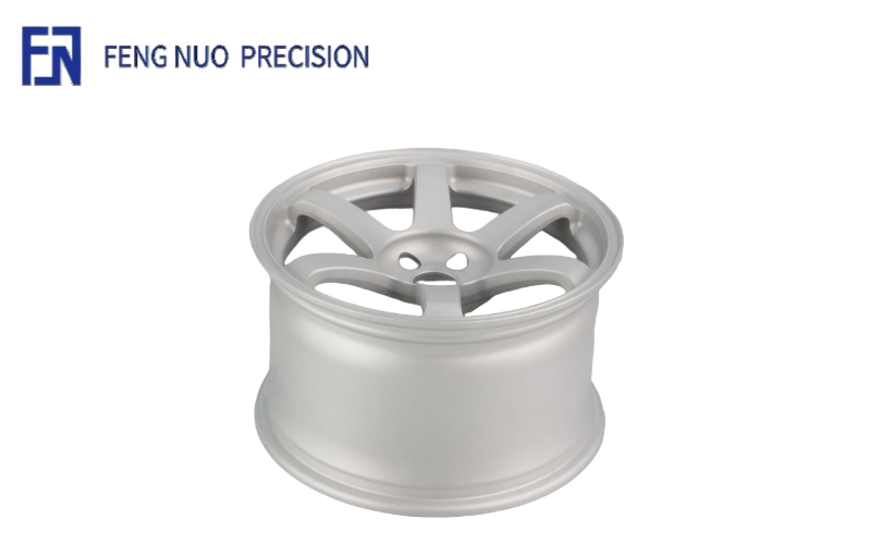 Surface Finishing Sandblasting 2 Sandblasted Aluminum Go-Kart Wheels for Equipment Manufacturing