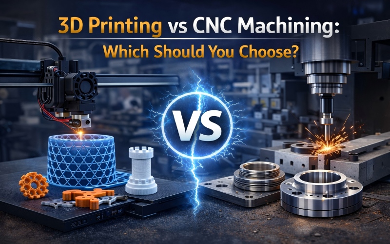 3D Printing vs CNC Machining: Which Should You Choose?