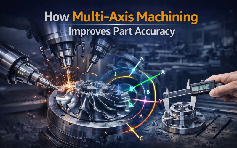 How Multi-Axis Machining Improves Part Accuracy