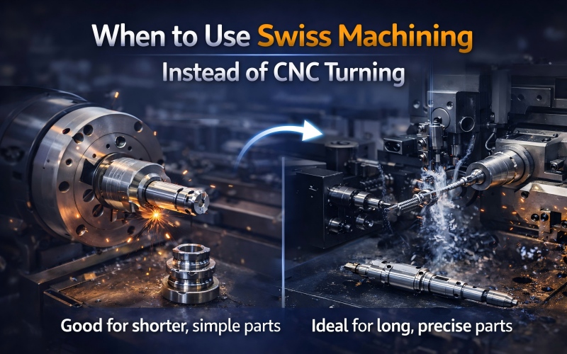 When to Use Swiss Machining Instead of CNC Turning
