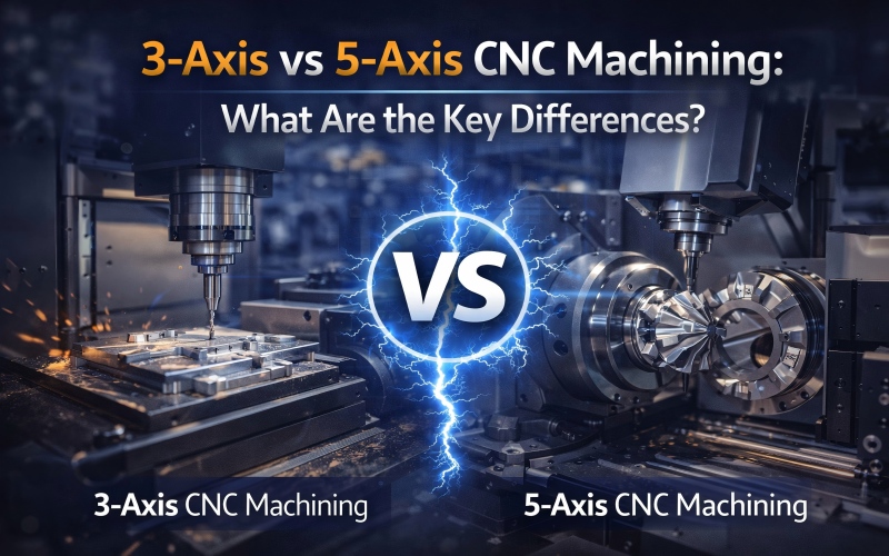 3-Axis vs 5-Axis CNC Machining: What Are the Key Differences?