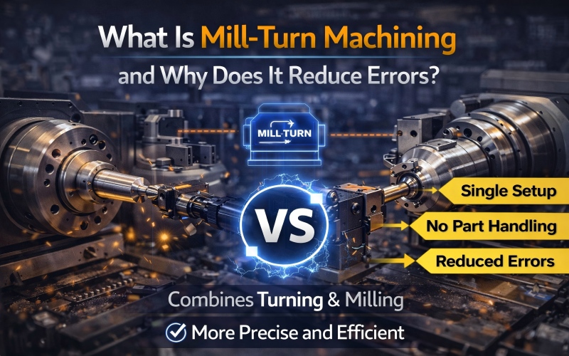 What Is Mill-Turn Machining and Why Does It Reduce Errors?