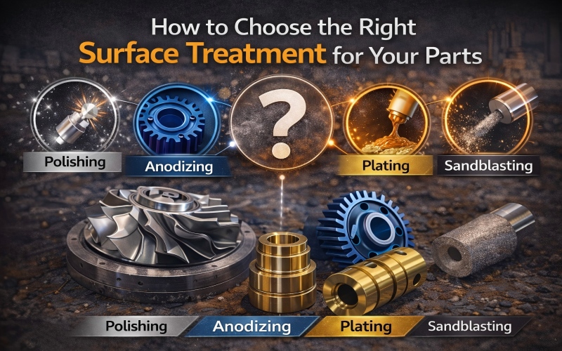 How to Choose the Right Surface Treatment for Your Parts