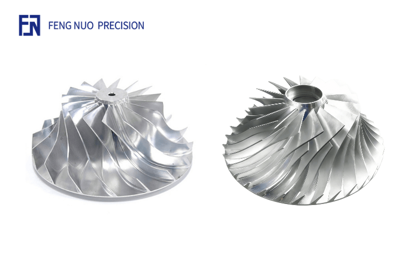 5-Axis CNC 7075 Aluminum Impellers