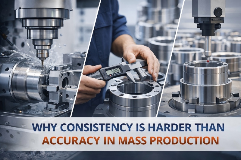 Why Consistency Is Harder Than Accuracy in Mass Production