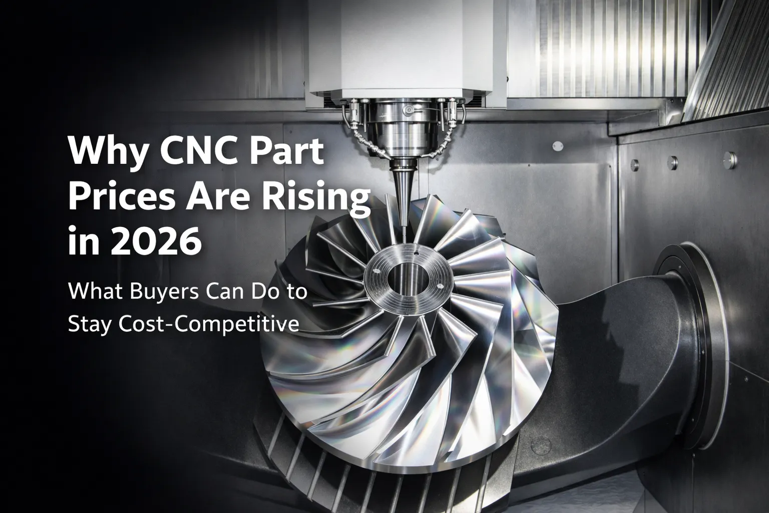 Why CNC Part Prices Are Rising in 2026 — And What Buyers Can Do to Reduce Costs