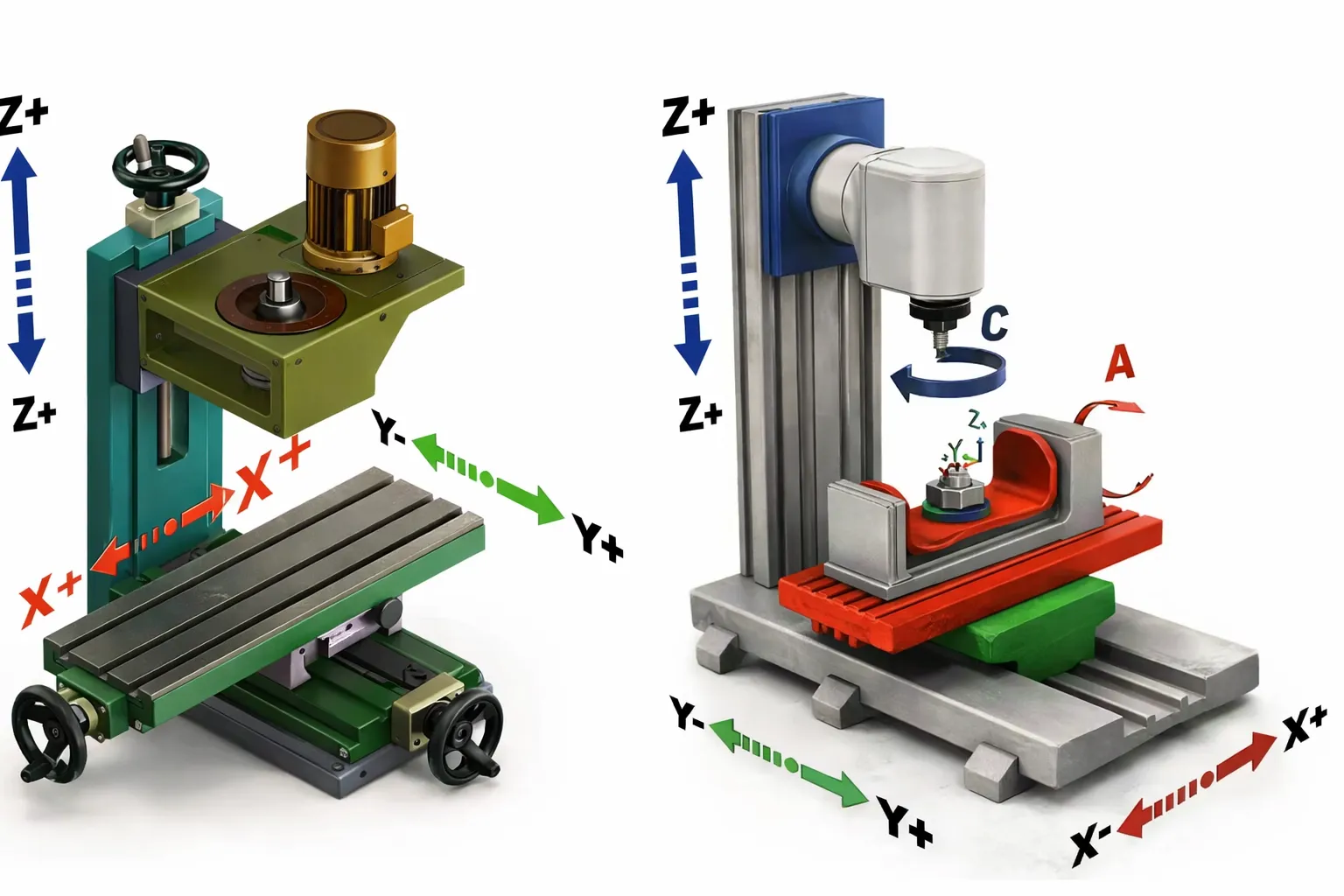 3+2 vs Full 5 Axis Machining: Cost and Capability Comparison 3+2 vs Full 5 Axis Machining: Cost and Capability Comparison