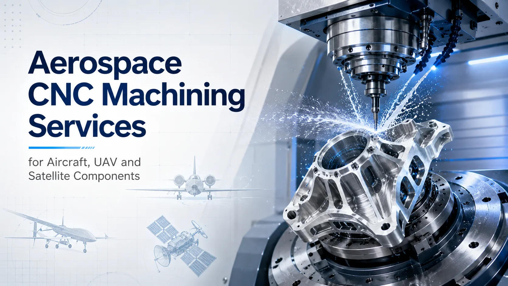 Aerospace CNC Machining Services for Aircraft, UAV and Satellite Components