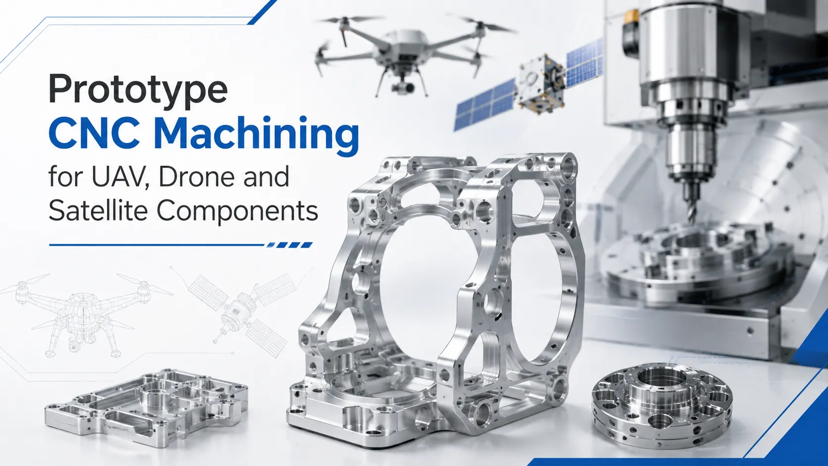 Prototype CNC Machining for UAV, Drone and Satellite Components