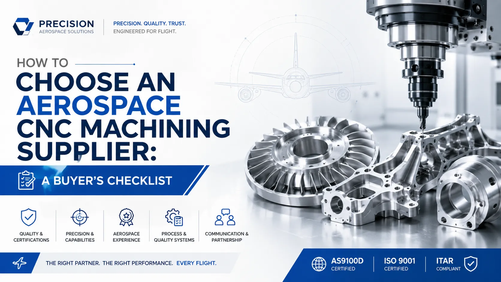 How to Choose an Aerospace CNC Machining Supplier: A Buyer’s Checklist